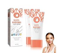 DUBUSH Gluta Whitening Lazy Cream Crema sbiancante per la Pelle Crema per Il Trucco a Lungo Termine Crema idratante Viso Corpo Crema per la Pelle illuminante per Tutti i Tipi di Pelle