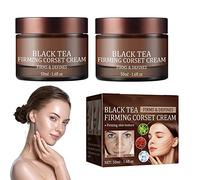 DUBUSH Maschera rassodante al tè Nero Crema rassodante e Modellante al tè Nero Crema Viso idratante riparatrice Crema antietà al tè Nero per Tutti i Tipi di Pelle del Viso