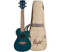 DUC380 Electro Concert Ukulele - Topaz Flight Ukeleles