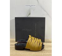 Duca D’ascalona Zoccolo Nanette Donna Fatto A Mano Vero Legno Pelle Senape 37