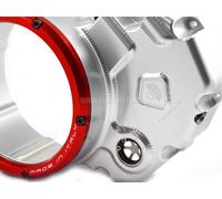 Ducabike DBK Ccdv02ea Carter Frizione Bagno Olio Trasparente Silver - Rosso