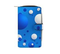 ducanll Portafoglio da donna con scomparti multipli per carte di credito e scomparto per cellulare, Boca Dot Seamless Style, 19.7cm length, 11cm width, 3.5cm thickness