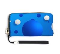 ducanll Portafoglio da donna con scomparti multipli per carte di credito e scomparto per cellulare, Boca Dot Seamless Style, 20cm length, 10.5cm width, 2.1cm thickness