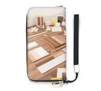 ducanll Portafoglio da donna con scomparti multipli per carte di credito e scomparto per cellulare, Camera Luce, 20cm length, 10.5cm width, 2.1cm thickness
