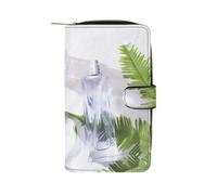 ducanll Portafoglio da donna con scomparti multipli per carte di credito e scomparto per cellulare, Luce del sole sul desktop, 19.7cm length, 11cm width, 3.5cm thickness