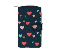 ducanll Portafoglio da donna con scomparti multipli per carte di credito e scomparto per cellulare, Modello senza giunte di amore del, 19.7cm length, 11cm width, 3.5cm thickness