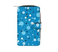 ducanll Portafoglio da donna con scomparti multipli per carte di credito e scomparto per cellulare, Modelli senza cuciture Boca Dot, 19.7cm length, 11cm width, 3.5cm thickness