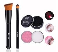 DUcare Pennello per fondotinta e pennello & Pulitore Pennelli da Trucco