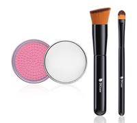 DUcare Pennello per fondotinta e pennello & Pulitore Pennelli da Trucco