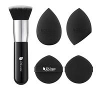 DUcare Spugnette per trucco con pennello per fondotinta, spugna per fondotinta liquido, BB cream, polvere minerale lucidante