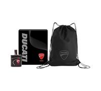 Ducati 1926 nero con profumo 50 ml vapo sacca zaino kit regalo per uomo ragazzo