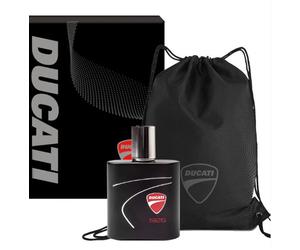 Ducati 1926 nero con profumo maschile 50 ml spray sacca zaino kit regalo