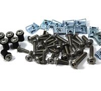 Ducati 749 999 2003-06 Completo Acciaio Inox carenatura Bulloni & parabrezza kit