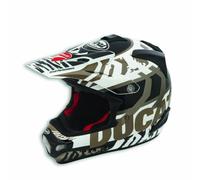 Ducati Arai MX-V Explorer V2 Enduro Casco Nero Grigio Nuovo