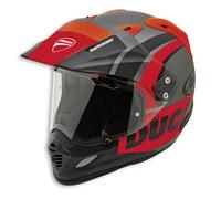 Ducati Arai Strada Tour V4 Enduro Casco Integrale Grigio Rosso Nuovo