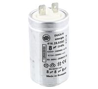 Ducati Condensatore Metallico da 8 uF 475 V Compressore Asciugatrice Electrolux