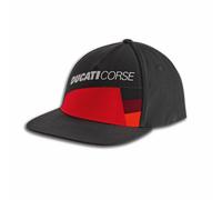 Ducati Corse DC Sport Flat Kappe Cap Mütze Basecap Nero Nuovo
