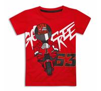 Ducati Corse Pecco Bagnaia Dual MotoGP T-Shirt Bambini Limitato Nuovo 2025