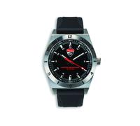 Ducati Corse Power Orologio Quarzo da Polso Silicone Bracciale Nero Nuovo