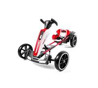Ducati Corse Speed Kart - Kart elettrico per bambini e ragazzi pieghevole con luci e suoni, marcia avanti e indietro, 6 km/h, bianco e rosso