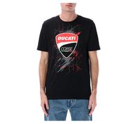 Ducati Corse T-shirt con logo uomo nero, taglia 2XL