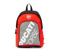 Ducati Corse - Zaino Americano, Schienale Comfort Back - Tasca Frontale - Tasca Interna - Maniglia In Tessuto - Spallacci Imbottiti. Dimensioni 40X23X18 Cm Capacità 23Lt