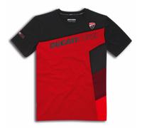 Ducati Corsica Dc Sport T-Shirt Nero Rosso Nuovo