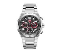Ducati - Cronografo DT019 - Quartz movimento dell'orologio - Larghezza della cassa: 51.5 mm - Acciaio inossidabile - Silver - 5 ATM