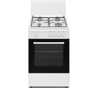 Ducati Cucina a Gas 4 Fuochi Forno a Gas Larghezza x Profondit 50x50 cm con Coperchio colore Bianco - SD554WG
