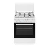 Ducati Cucina A Gas 60x60cm Forno Elettrico 4 Fuochi Bianco SD664WE