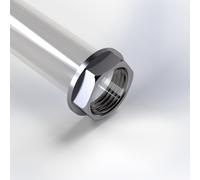 DUCATI dado perno ruota anteriore M25x1.25