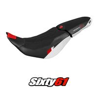 Ducati Deserto X Sedile Cover Tappezzeria Comfort Ultragrip 2022-2025 Bianco Red