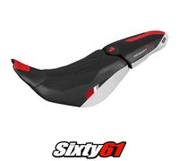 Ducati Deserto X Sedile Cover Tappezzeria Thar Ultragrip 2022-2025 Bianco Rosso