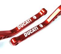 Ducati Diavel Carbonio Freno + Leve Frizione Strada Pista Rosso Incisione Laser