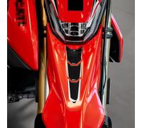 Resin Bike Adesivi Moto Compatibile con Ducati Hypermotard 698 Mono 2024. Protezione Parafango da Urti e Graffi. Adesivi Resinati con Effetto 3D Made in Italy