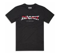 Ducati Maglietta con logo 2.0, colore nero, taglia XL