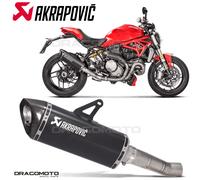 DUCATI MONSTER 1200 2017-2020 Scarico AKRAPOVIC Titanio Nero RC S-D12SO8-RTBL
