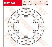 Ducati Monster 400 2000-2005 Disco Freno Fisso Rotondo TRW MST247