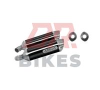 Ducati Monster 696 2008-2014 Arrow Thunder Approvato Alu Scuro Silenziatori (Ri