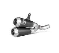 DUCATI MONSTER 797 2017-2020 AKRAPOVIC SATIN BLACK RACE DOPPIO SCARICO