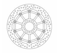 Ducati MONSTER 900 I.E. 2000-2002 Disco Freno Anteriore Moto Masters Halo