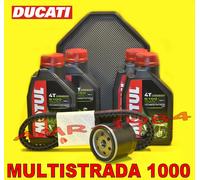 DUCATI MULTISTRADA 1000 DS KIT TAGLIANDO + MOTUL 5100 15W50 con CINGHIE +FILTRI