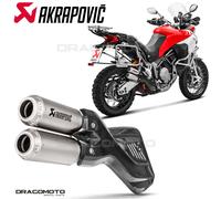 DUCATI MULTISTRADA 1200 ENDURO 2017-2018 Scarico AKRAPOVIC Titanio S-D9SO10-H...