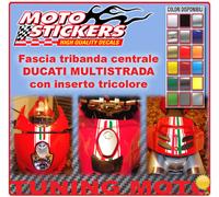 Ducati Multistrada - Fascia adesiva centrale tricolore Maranello