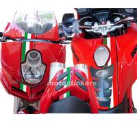 Ducati Multistrada - Fascia adesiva laterale tricolore