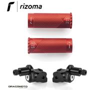 DUCATI Multistrada V4 1100 S 2021-2022 Pedane Snake RIZOMA PE615R PE856B Ross...