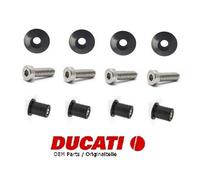 Ducati OEM 851 888 S3 SP Superbike Strada carenatura viti rondelli nero