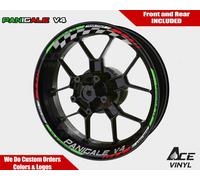 DUCATI Panigale V4 Decalcomanie Ruota Cerchi Adesivi Set 1199 899 V2 V4S