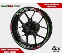 DUCATI Panigale V4S Decalcomanie Ruote Adesivi Cerchi V2 V4