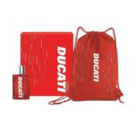 DUCATI |Confezione Regalo, Profumo Uomo da 50ml + Zainetto a Sacca